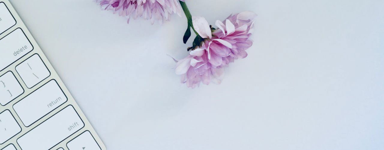 keyboard-with-flower